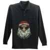 Long Sleeve Silk Touch Polo with Pocket Thumbnail